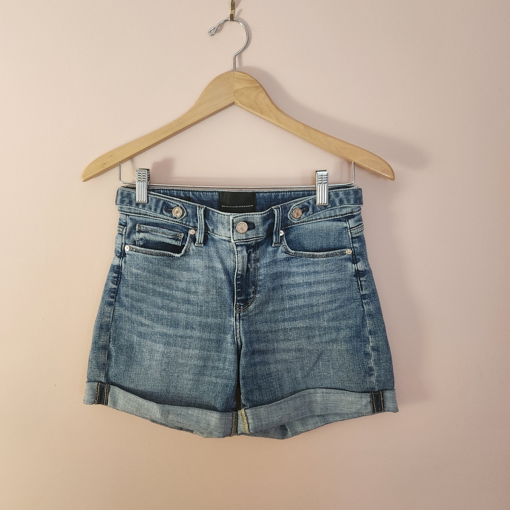 White House Black Market Blue Jean Shorts